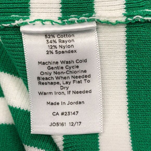 Talbots Women Short Sleeve Knit Top Shirt Blouse Size Small Striped B269 -2 - Picture 6 of 11